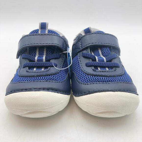 Stride Rite SM Apollo Boys Sneaker Size 3.5 Blue White Kids Shoe NIB - Picture 5 of 11